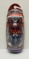 Titanium Series DieCast Transformers 7.6cm Metal Robot Masters Optimus Prime New 2006